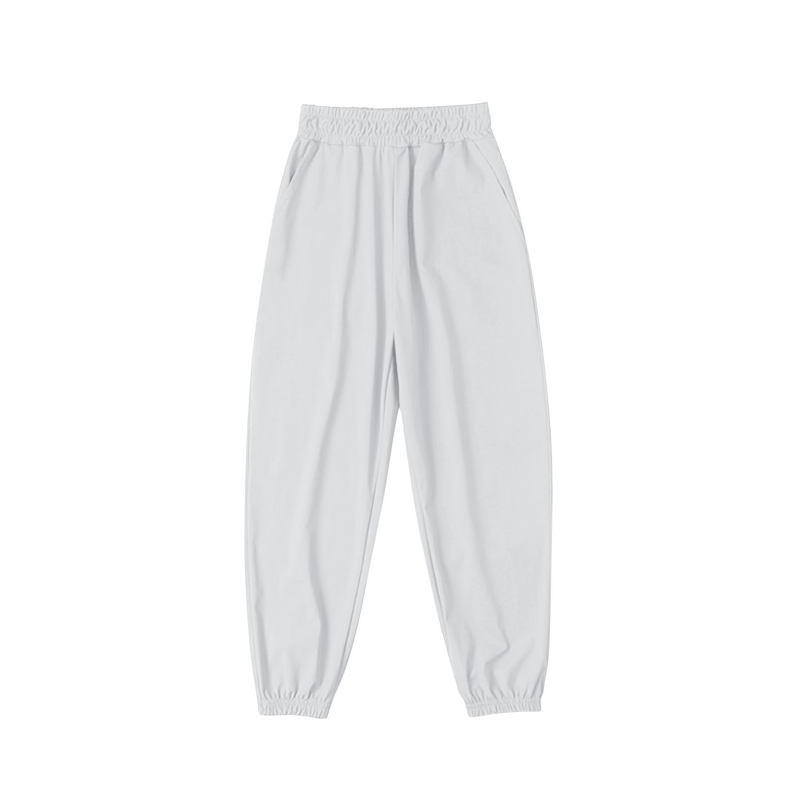 Jgppe Kids Baby Boys Girls Sweatpants Quick Dry Elastic Solid Color Outdoor Pant with Pockets 8-14Years